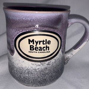 Purple and Gray Ceramic Mug